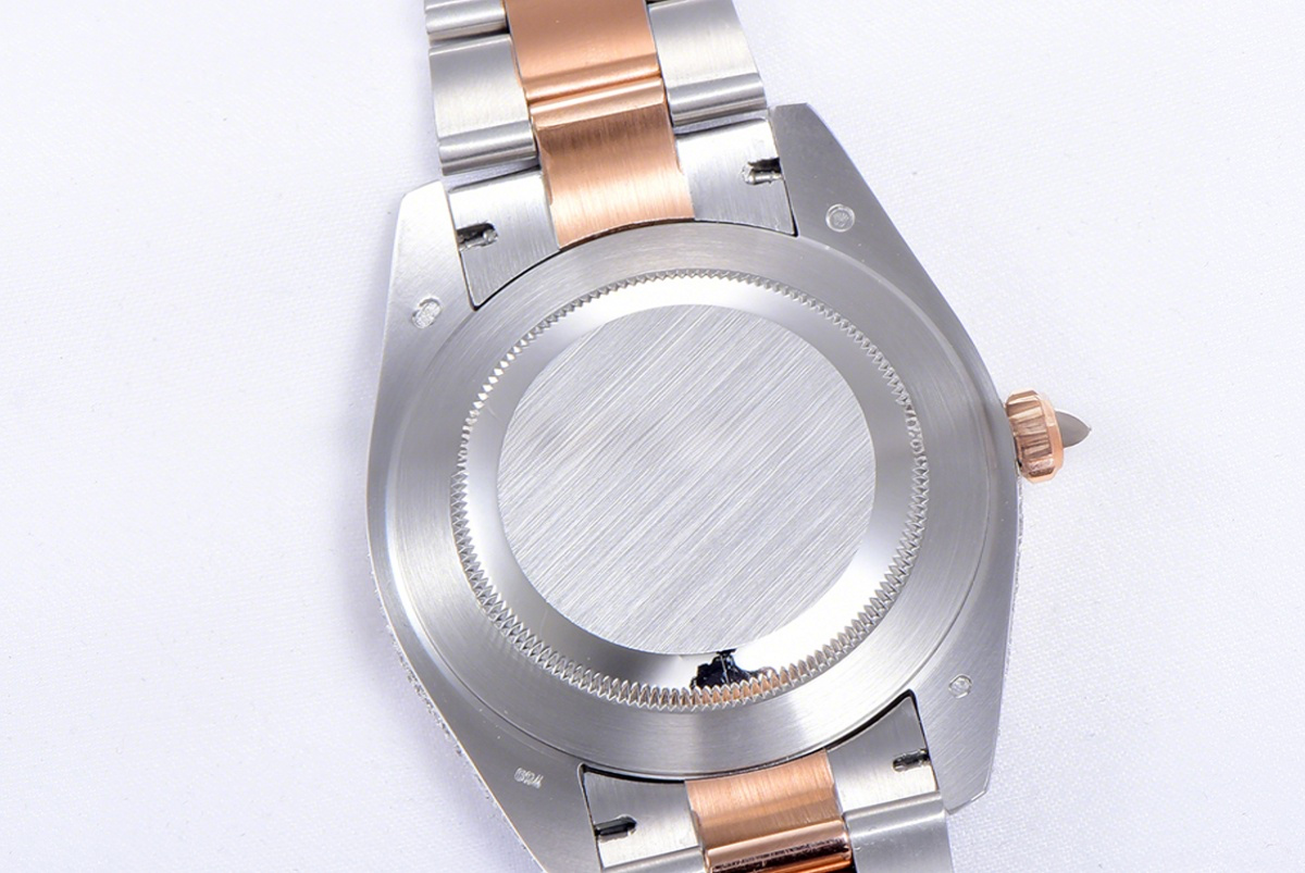 Rolex Datejust 41 126334 Diamond Paved Dial with Stick Markers in Rose Gold-fasswatch