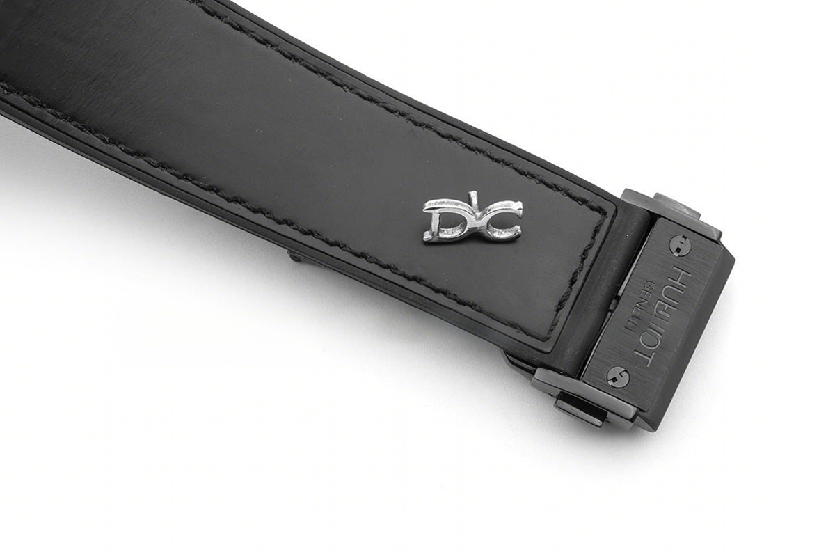 Hublot Classic Fusion Tourbillon 45mm Black Dial in Steel on Black Leather Strap-fasswatch