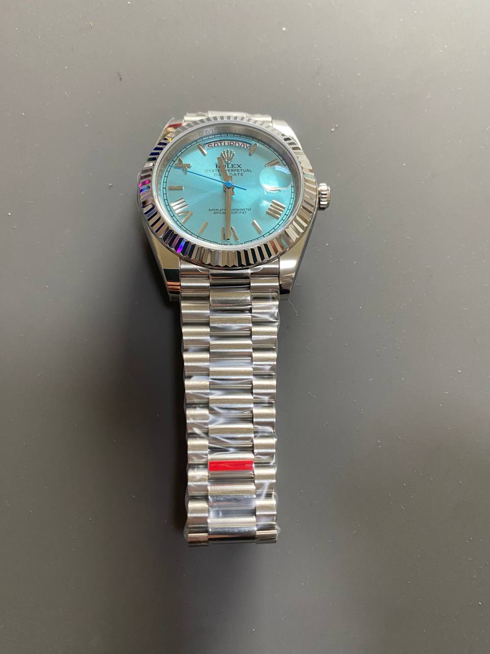 Rolex Day-Date 40mm Platinum Mens Watch Replica-fasswatch