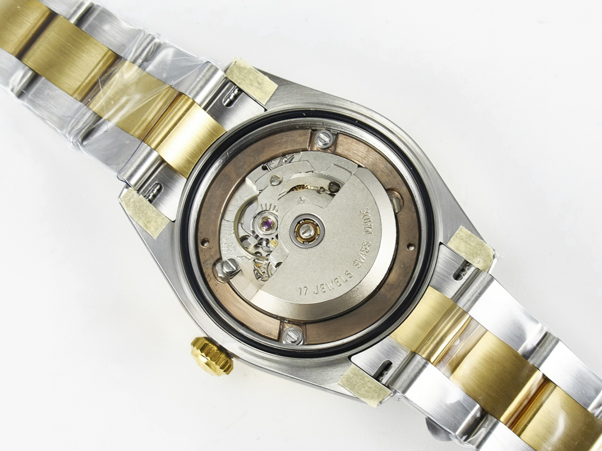 Rolex DateJust 31 278383 ARF 1:1 Best Edition 904L Steel Green Diamonds Dial on SS/YG Oyster Bracelet ETA 2688-fasswatch