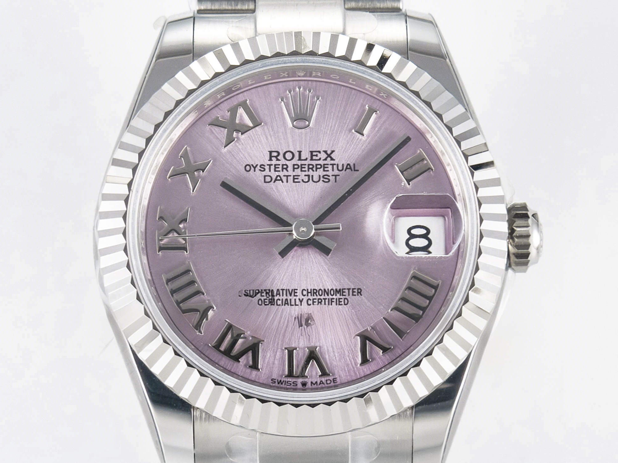 Rolex DateJust 31 278274 ARF 1:1 Best Edition 904L Steel Pink Roman Dial on SS Oyster Bracelet ETA 2688-fasswatch