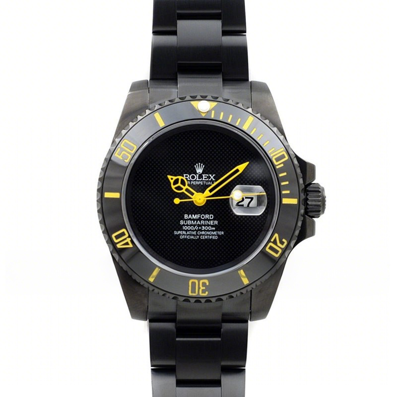 Rolex Bamford Submariner Ceramic Date Spirit (Yellow)-fasswatch