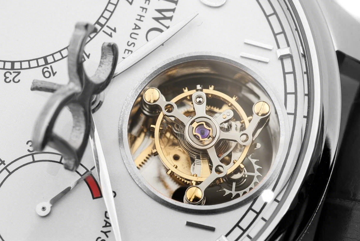IWC Portugese Tourbillon Mystere Retrograde IW504601 in White Gold-fasswatch