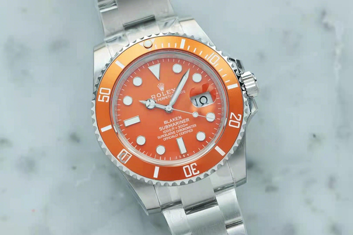 Rolex Blaken Submariner Orange-fasswatch