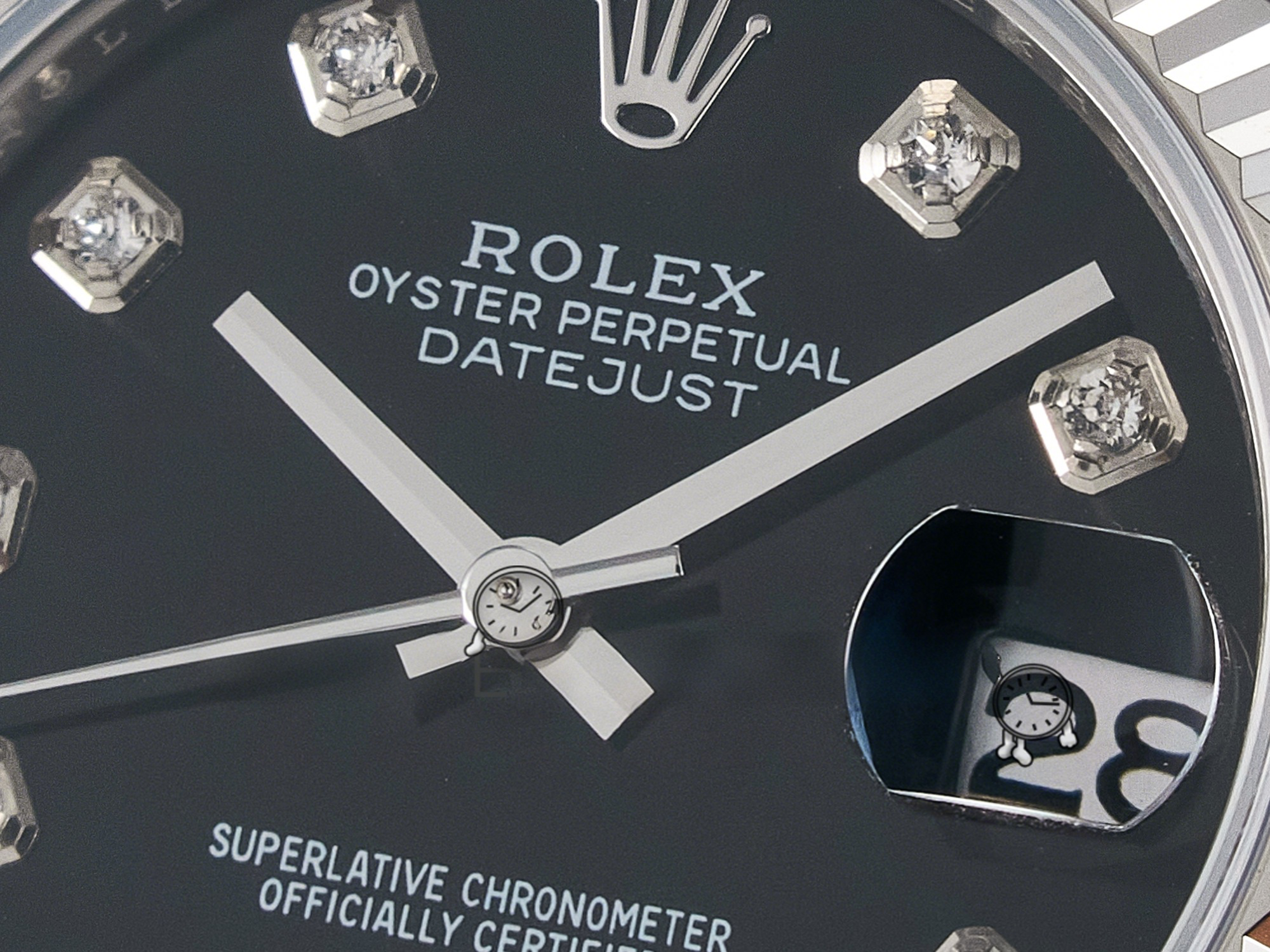 Rolex DateJust 31 278274 ARF 1:1 Best Edition 904L Steel Black Diamonds Dial on SS Jubilee Bracelet ETA 2688-fasswatch