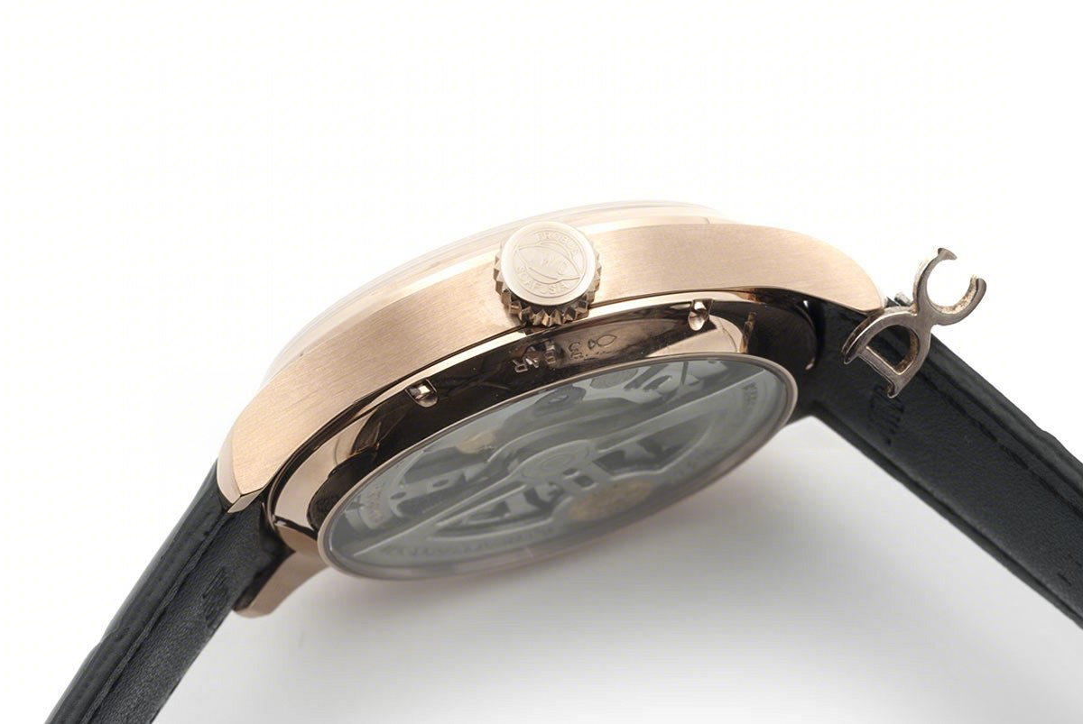 IWC Portugieser Annual Calendar IW5035 Black Dial in Rose Gold-fasswatch