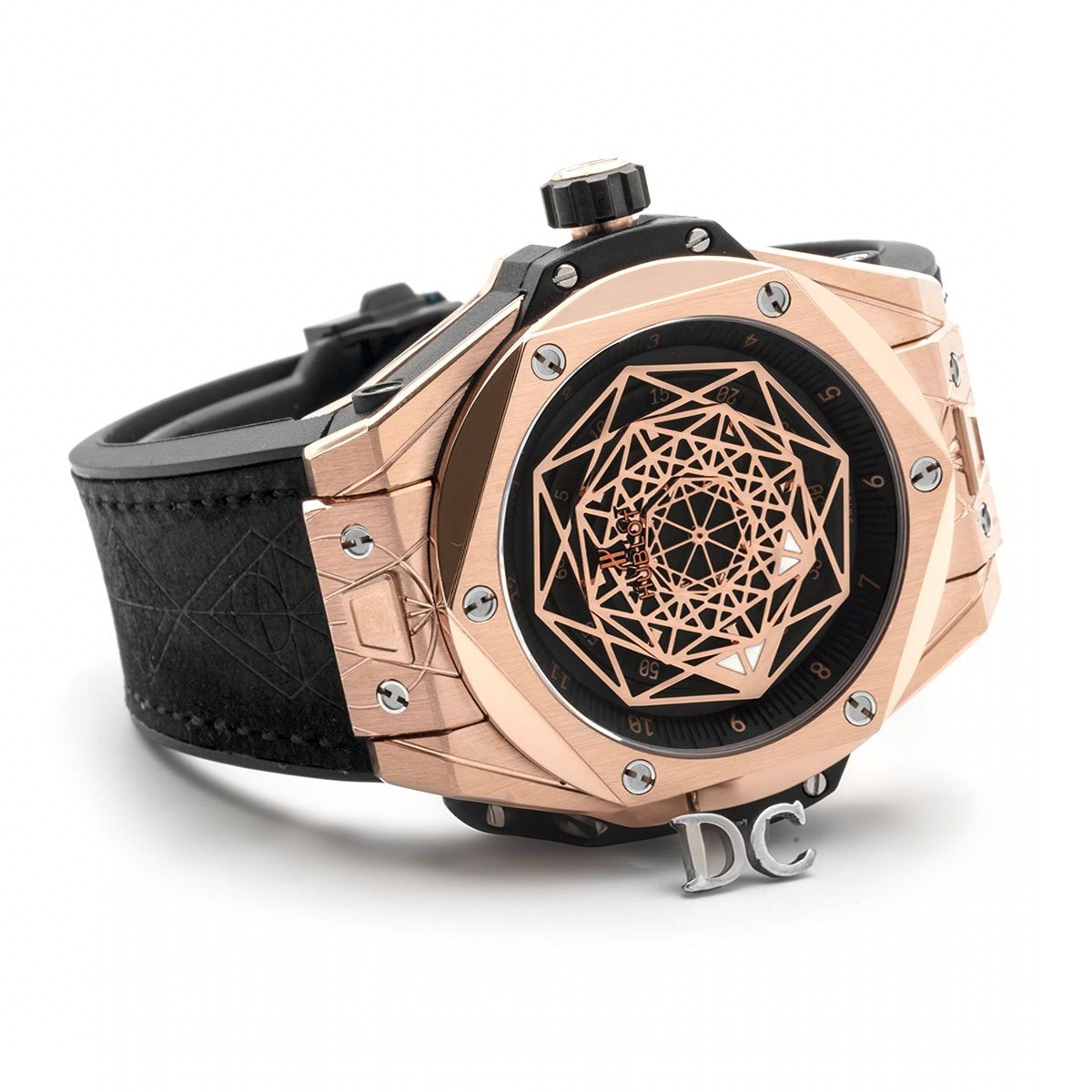 Hublot Big Bang Unico Sang Bleu in Rose Gold-fasswatch