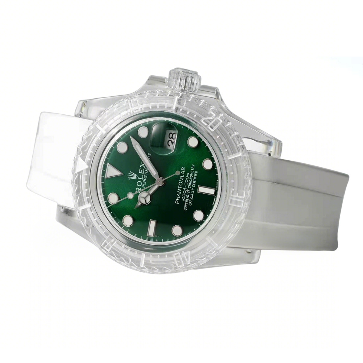 Rolex Phantomlab Submariner Green Dial-fasswatch