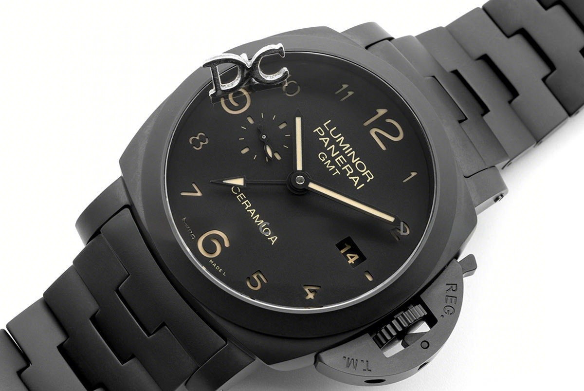 Panerai PAM438 TUTTONERO Luminor 1950 3 Days GMT Automatic Ceramica-fasswatch