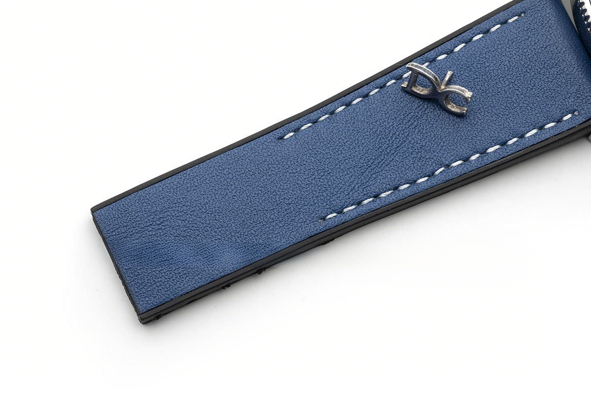 Breitling Superocean Heritage II B01 Chronograph in Blue Dial on Steel on Blue Leather Strap-fasswatch