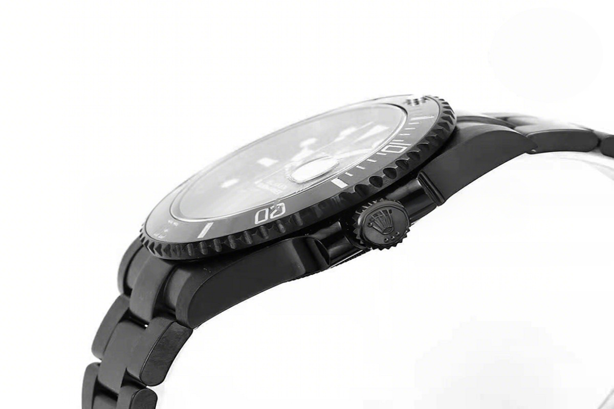Rolex Blaken Submariner 116610 Black Dial in DLC-fasswatch