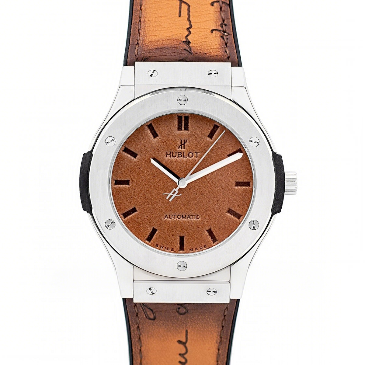 Hublot Classic Fusion Berluti Scritto 45mm in Steel-fasswatch