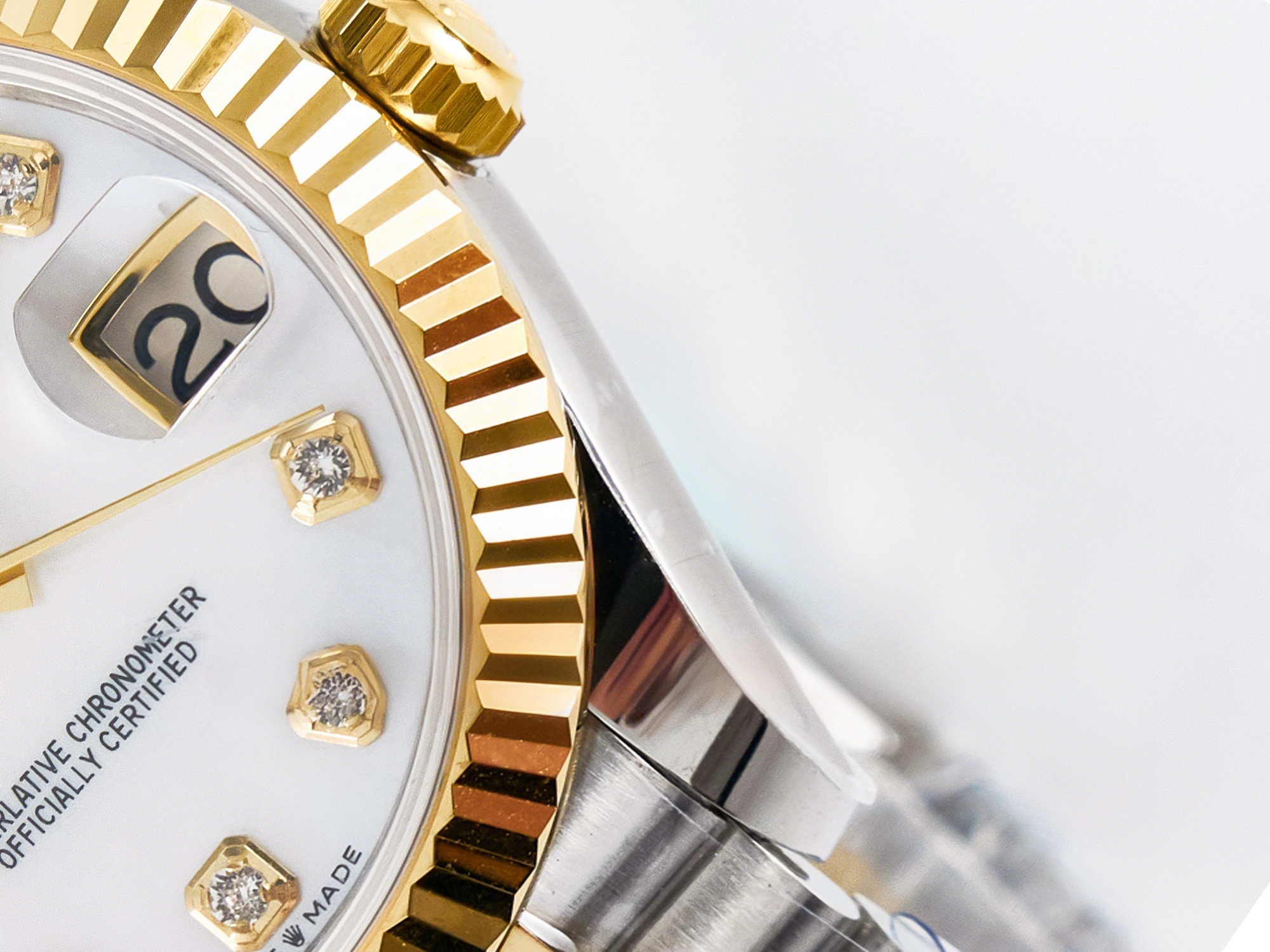 Rolex DateJust 31 278273 ARF 1:1 Best Edition 904L Steel White MOP Diamonds Dial on SS/YG Jubilee Bracelet ETA 2688-fasswatch