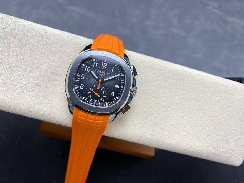 Patek Philippe Aquanaut Chronograph Stainless Steel B&P 5968A-001-fasswatch