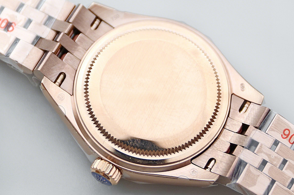 Rolex Ladies Datejust 279171 Aubergine Dial with Roman Markers in Rose Gold-fasswatch