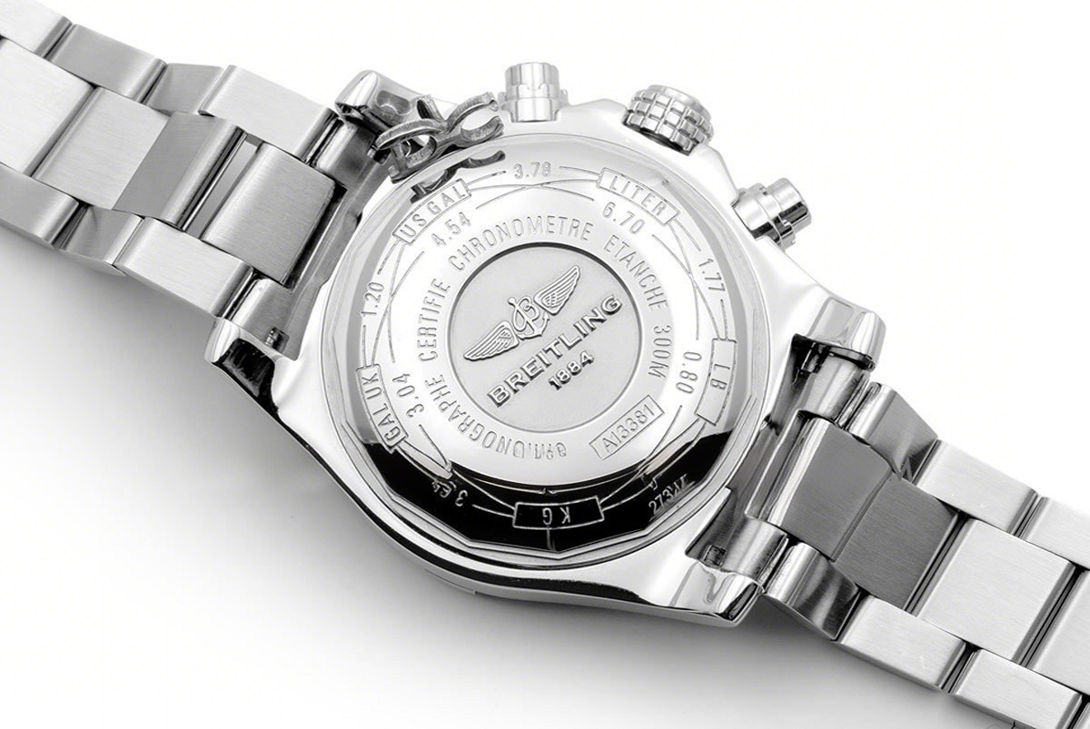 Breitling Colt Chronograph 44mm Brown Dial in Steel on Steel Bracelet-fasswatch