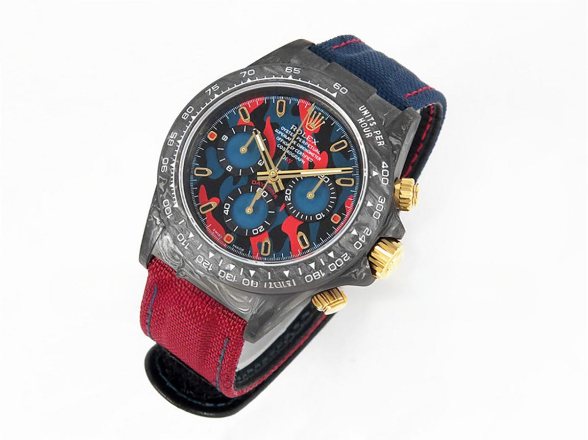 Rolex Daytona DIW Military Red Carbon-fasswatch