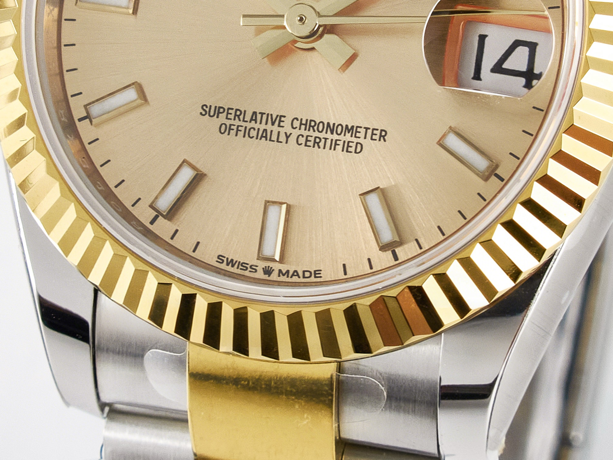Rolex DateJust 31 278273 ARF 1:1 Best Edition 904L Steel YG Dial Stick Marker on SS/YG Oyster Bracelet ETA 2688-fasswatch