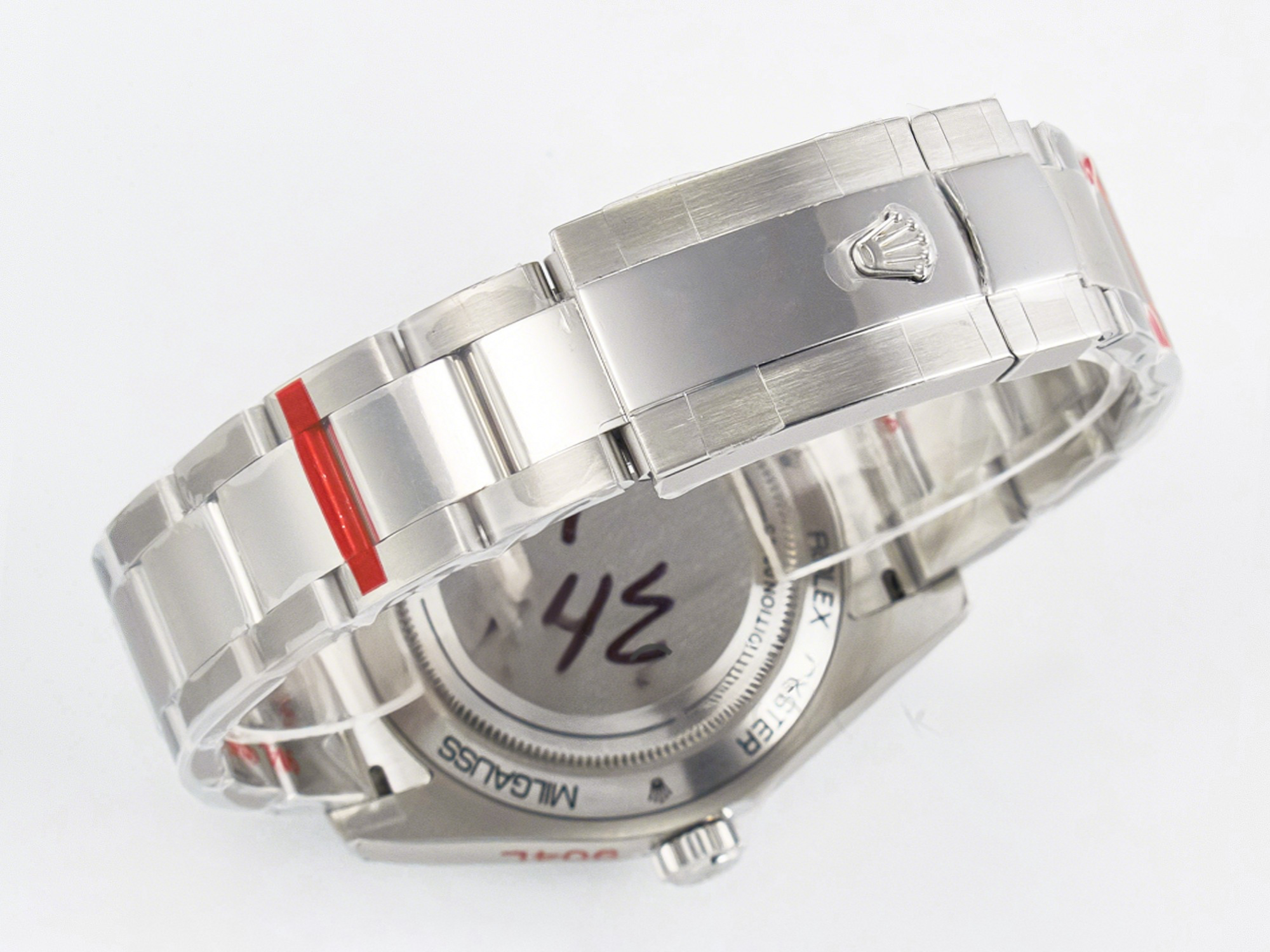 Rolex Milgauss Who Cares JDF 1:1 Best Edition 904L Steel on SS Bracelet VR3131-fasswatch