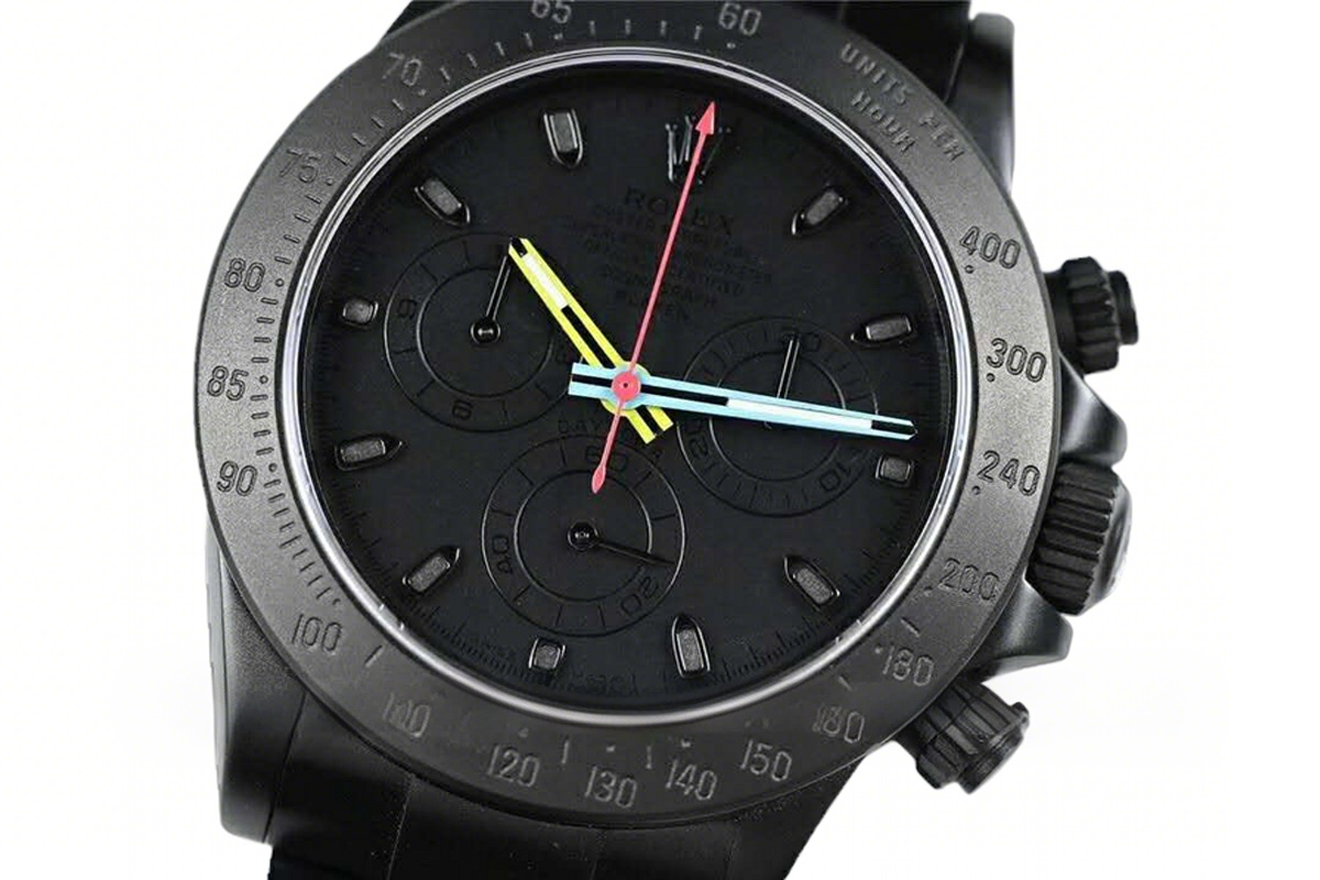 Rolex Daytona Blaken-fasswatch