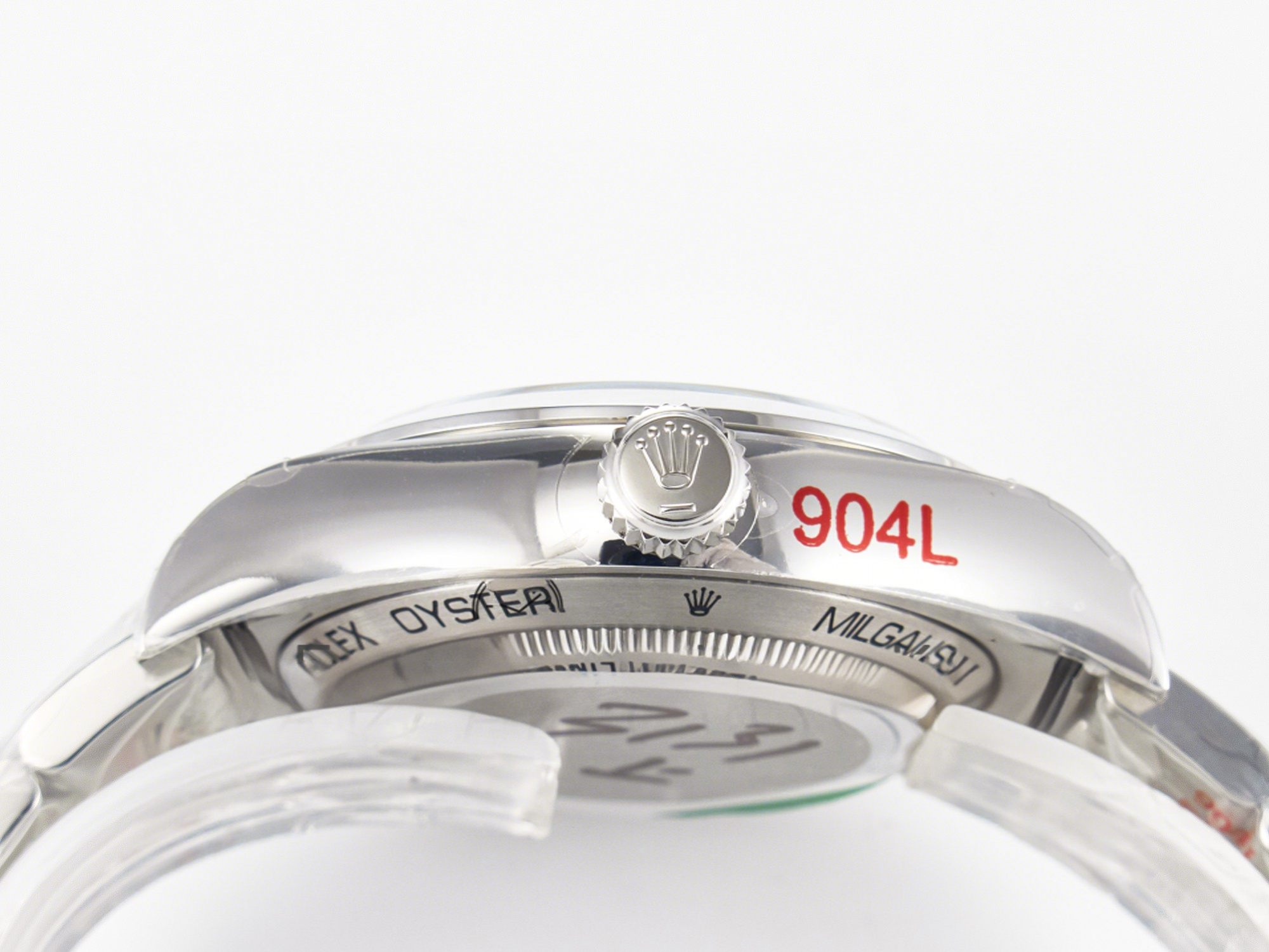 Rolex Milgauss Who Cares JDF 1:1 Best Edition 904L Steel on SS Bracelet VR3131-fasswatch