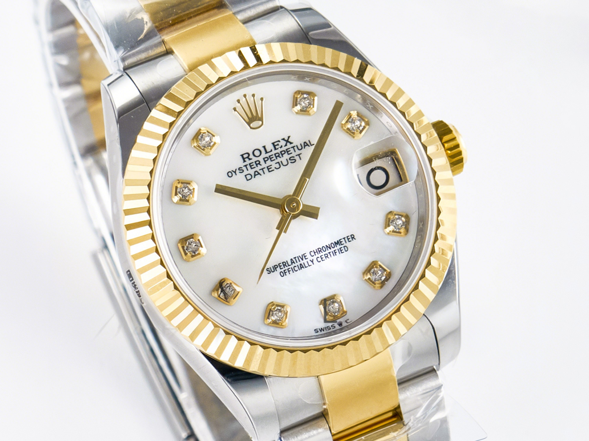 Rolex DateJust 31 278273 ARF 1:1 Best Edition 904L Steel White MOP Dial on SS/YG Oyster Bracelet ETA 2688-fasswatch