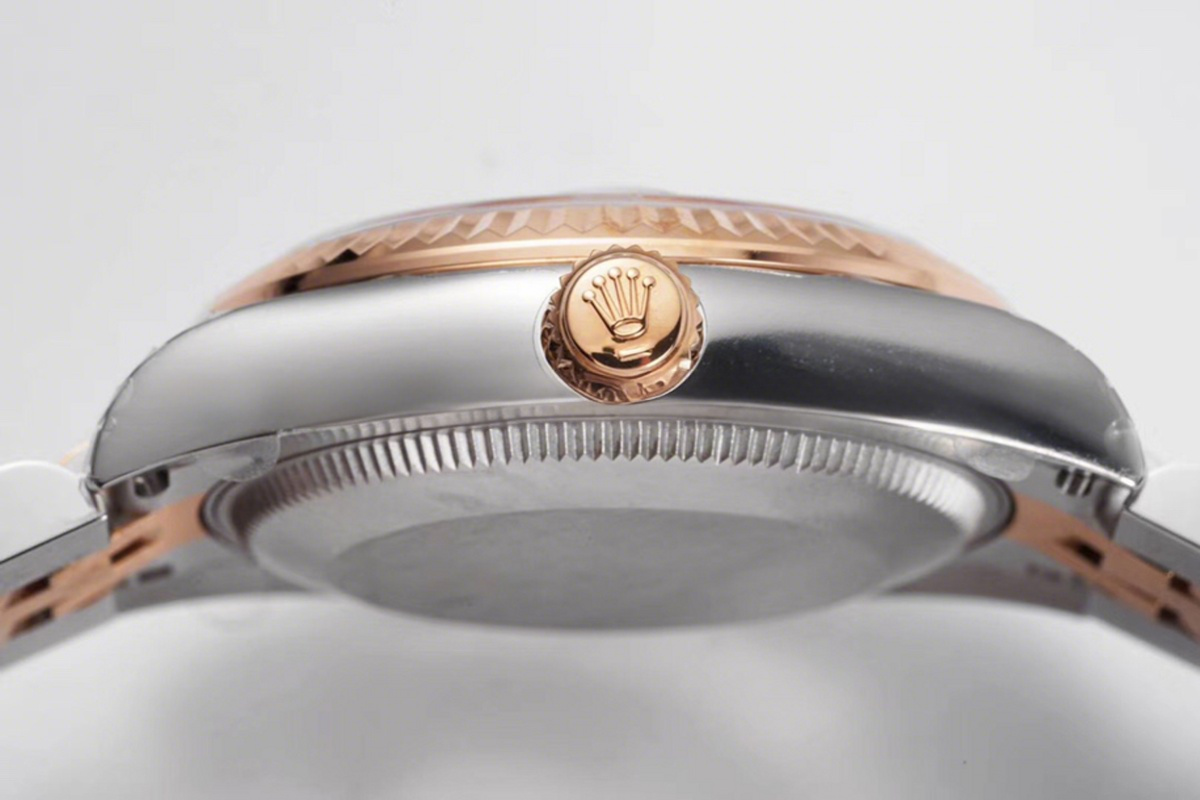 Rolex Datejust 31 278271 Silver Dial Diamond Markers in Everose Gold/Steel-fasswatch