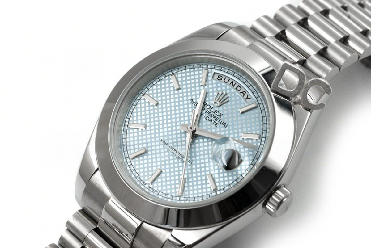 Rolex Day-Date 40 President Platinum 228206 Glacier Dial-fasswatch