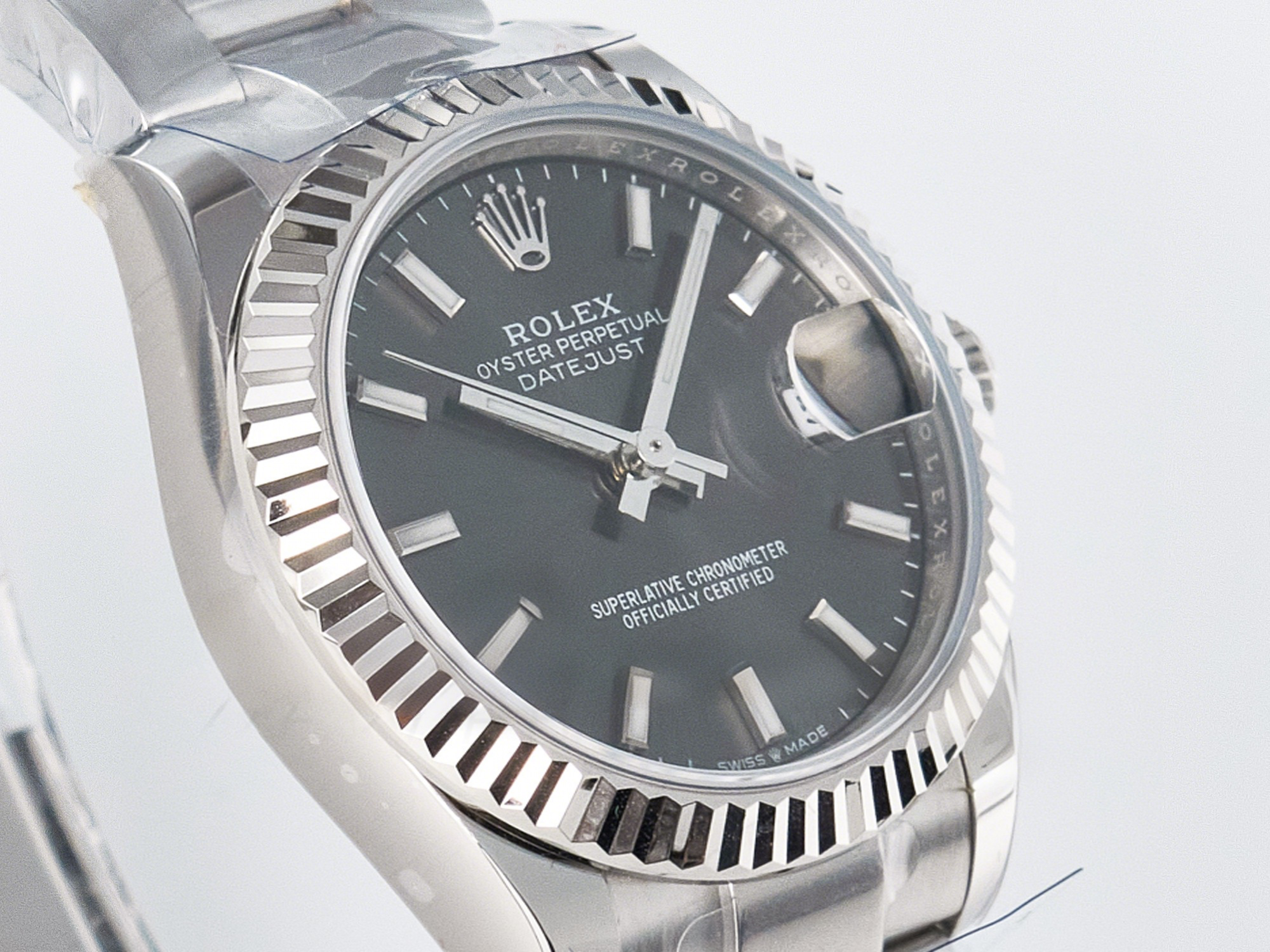 Rolex DateJust 31 278274 ARF 1:1 Best Edition 904L Steel Gray Dial Stick Marker on SS Oyster Bracelet ETA 2688-fasswatch
