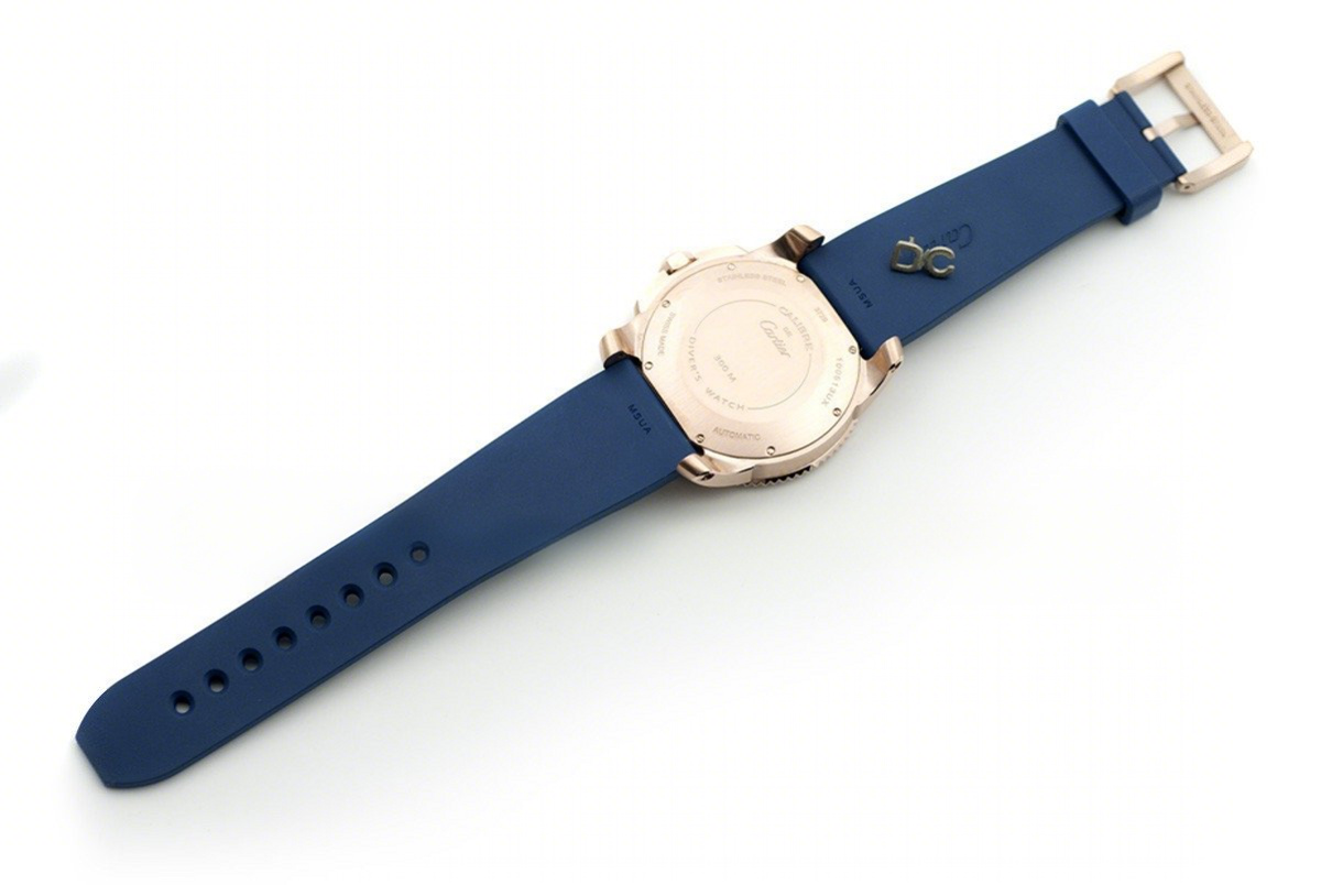Calibre de Cartier Diver Blue Dial in Rose Gold-fasswatch