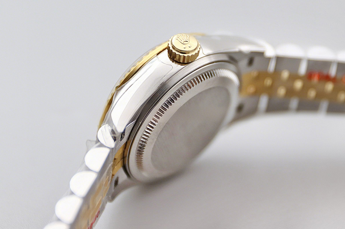 Rolex Ladies Datejust 279383RBR Champagne Dial with Diamond Marker in Yellow Gold/Steel-fasswatch