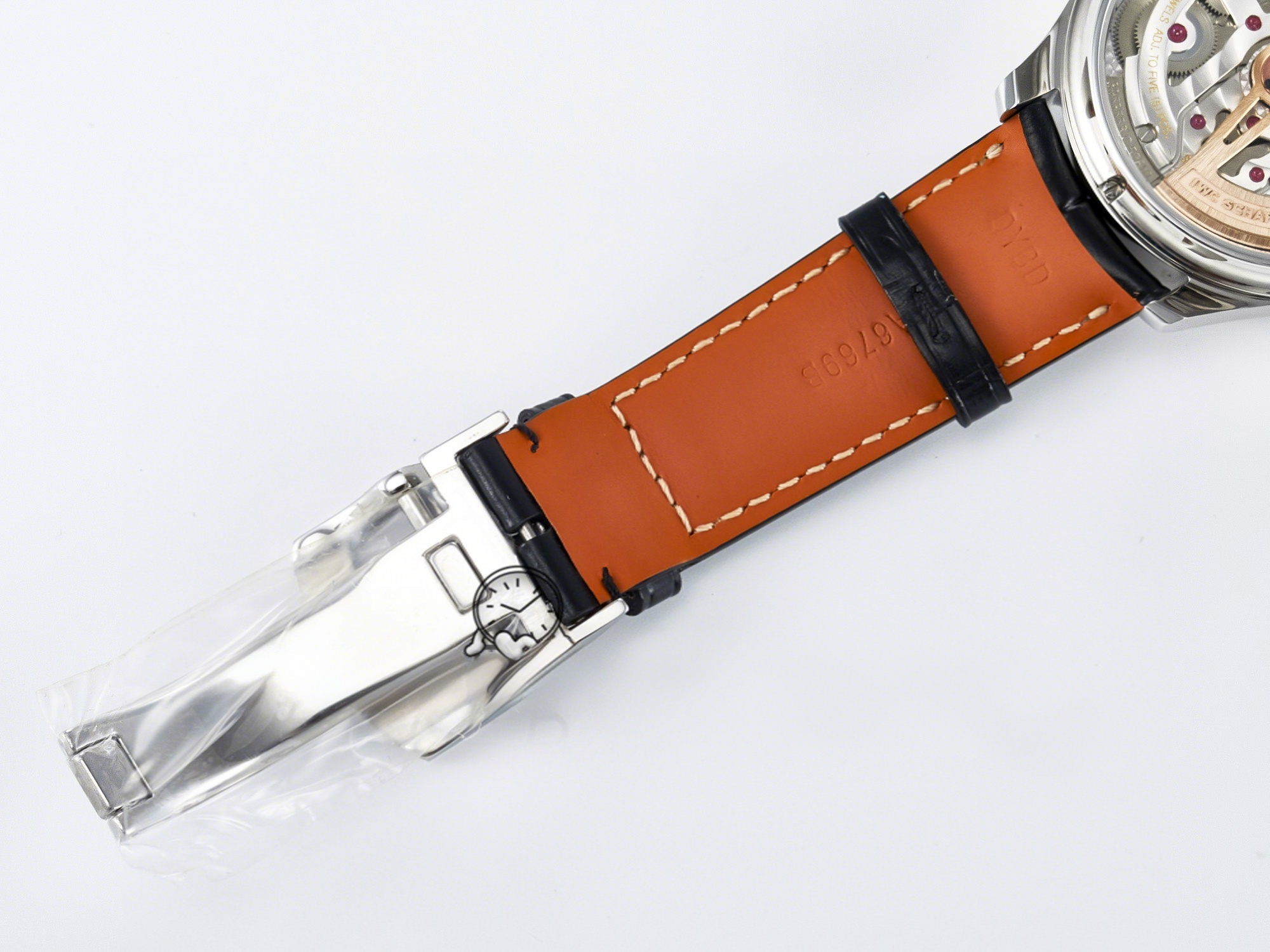 IWC IW5034 Portugieser Perpetual Calendar SS V9F 1:1 Best Edition White Dial on Black Leather Strap A52610-fasswatch