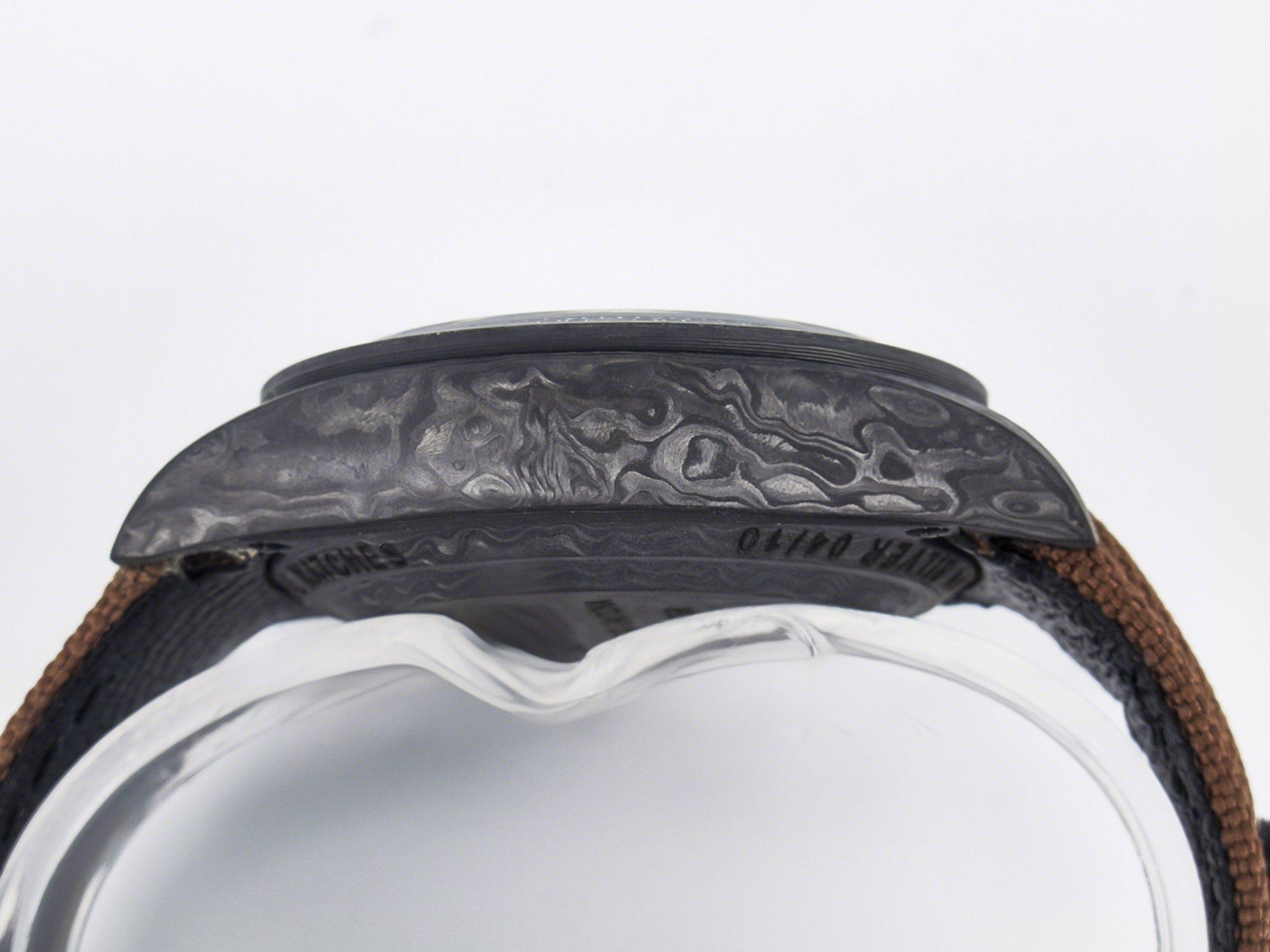 Rolex Daytona DIW Carbon/SS Case and Bezel DIWF Edition Brown Dial on Brown Nylon Strap A7750-fasswatch