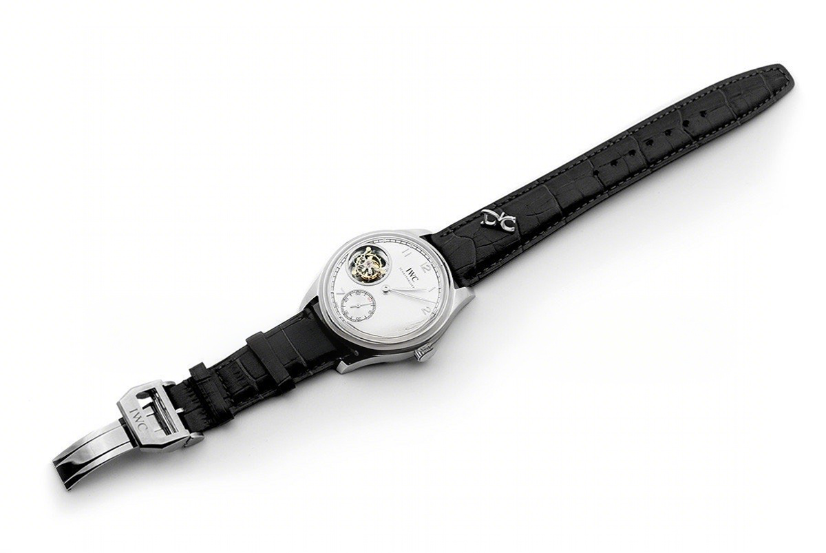 IWC Portuguese Tourbillon Hand Wound IW5463 Silver Dial in White Gold-fasswatch