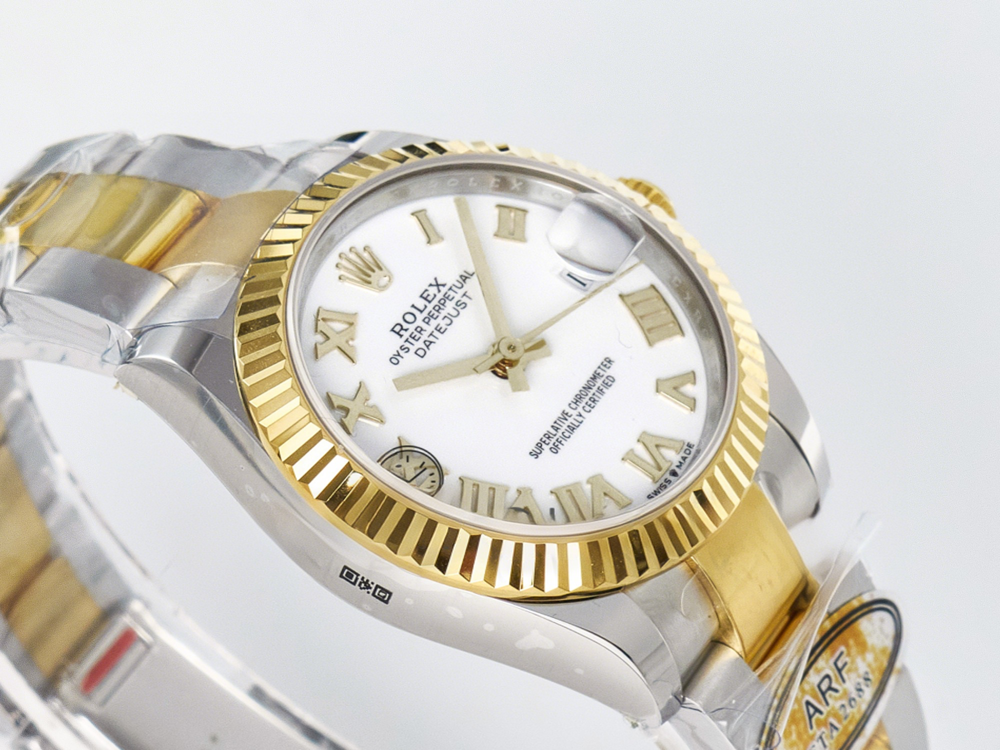 Rolex DateJust 31 278273 ARF 1:1 Best Edition 904L Steel White Roman Dial on SS/YG Oyster Bracelet ETA 2688-fasswatch