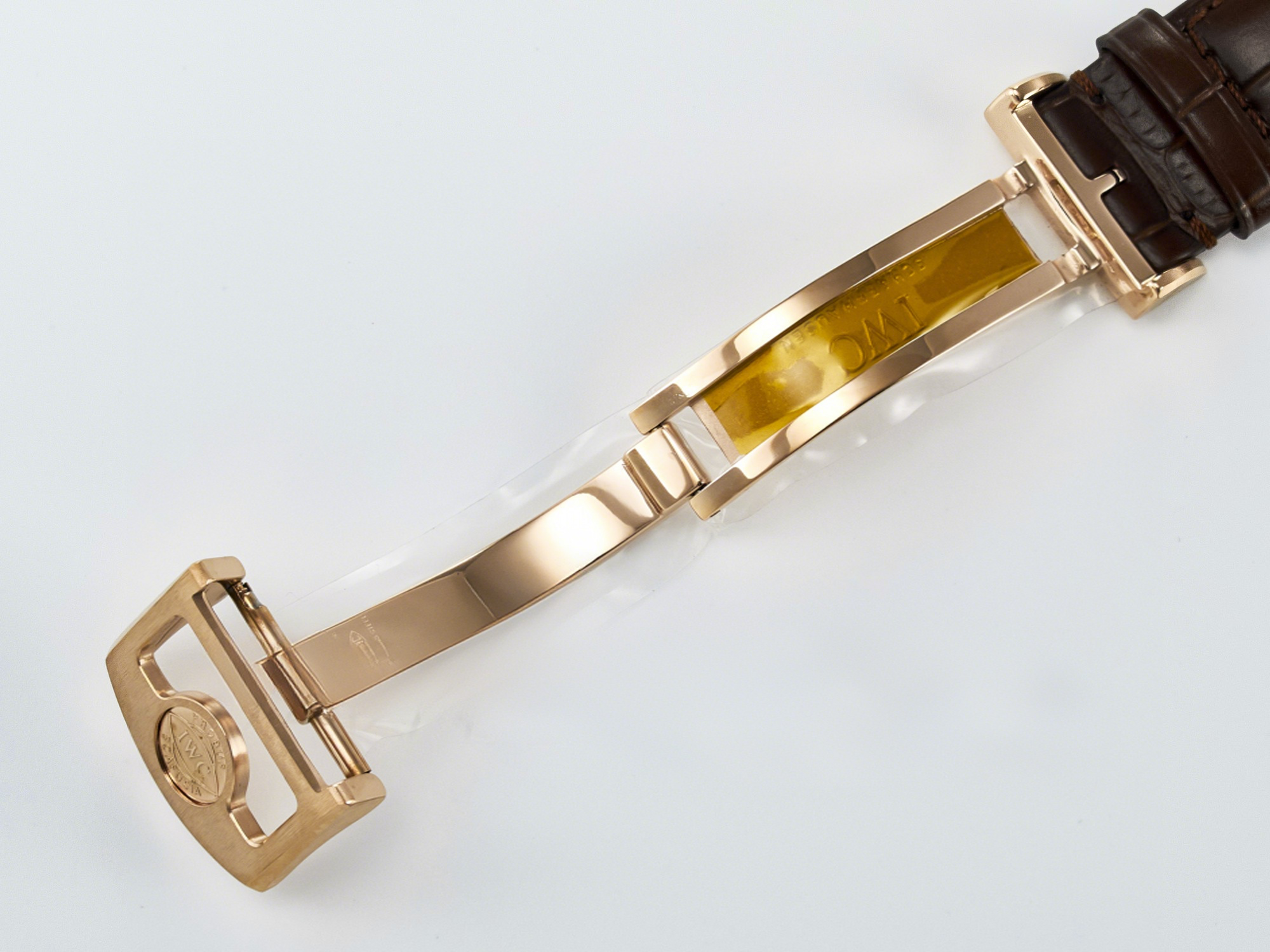 IWC IW5033 Portugieser Perpetual Calendar RG V9F 1:1 Best Edition White Dial on Brown Leather Strap A52610-fasswatch