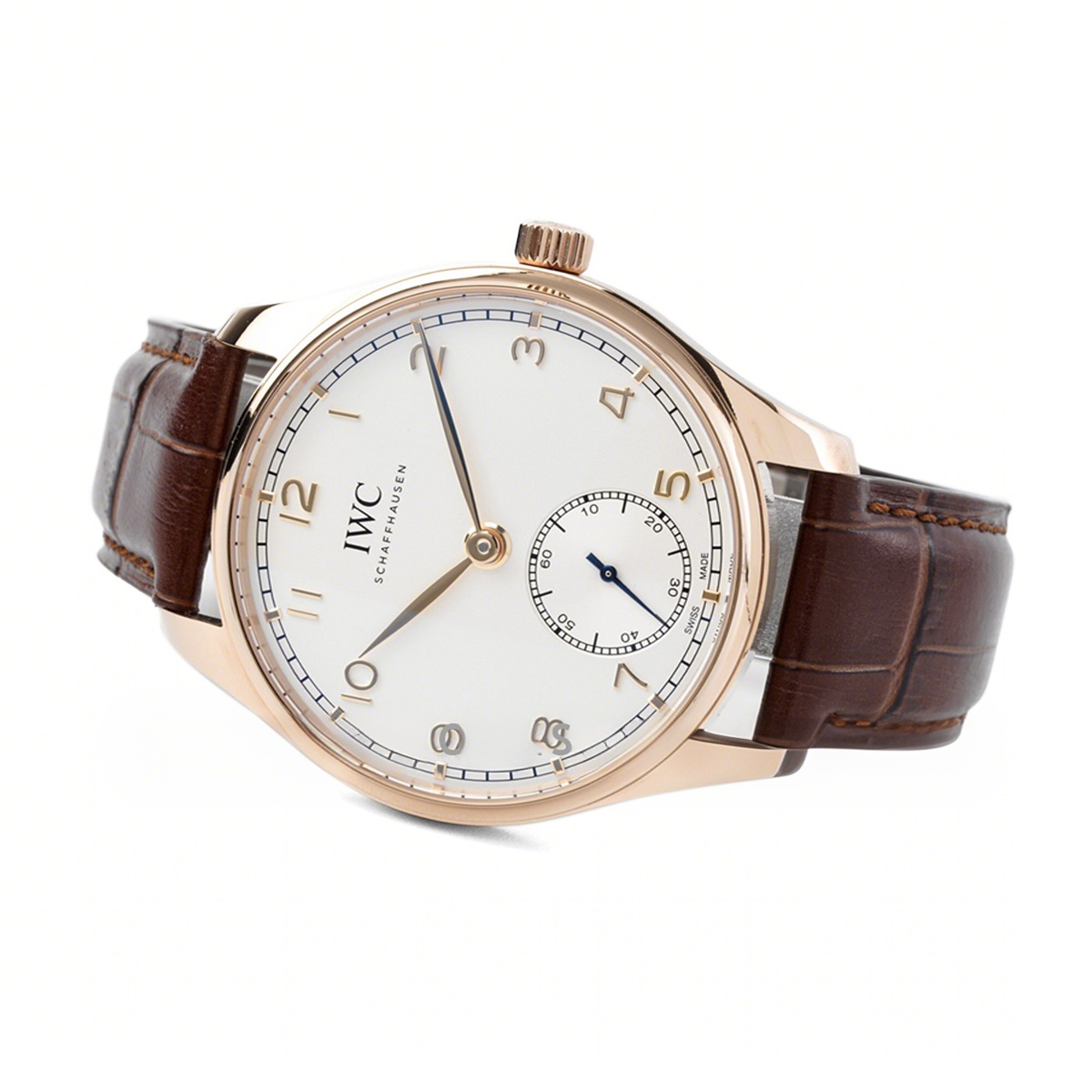IWC Portugieser Automatic 40 IW358306 White Dial in Rose Gold-fasswatch