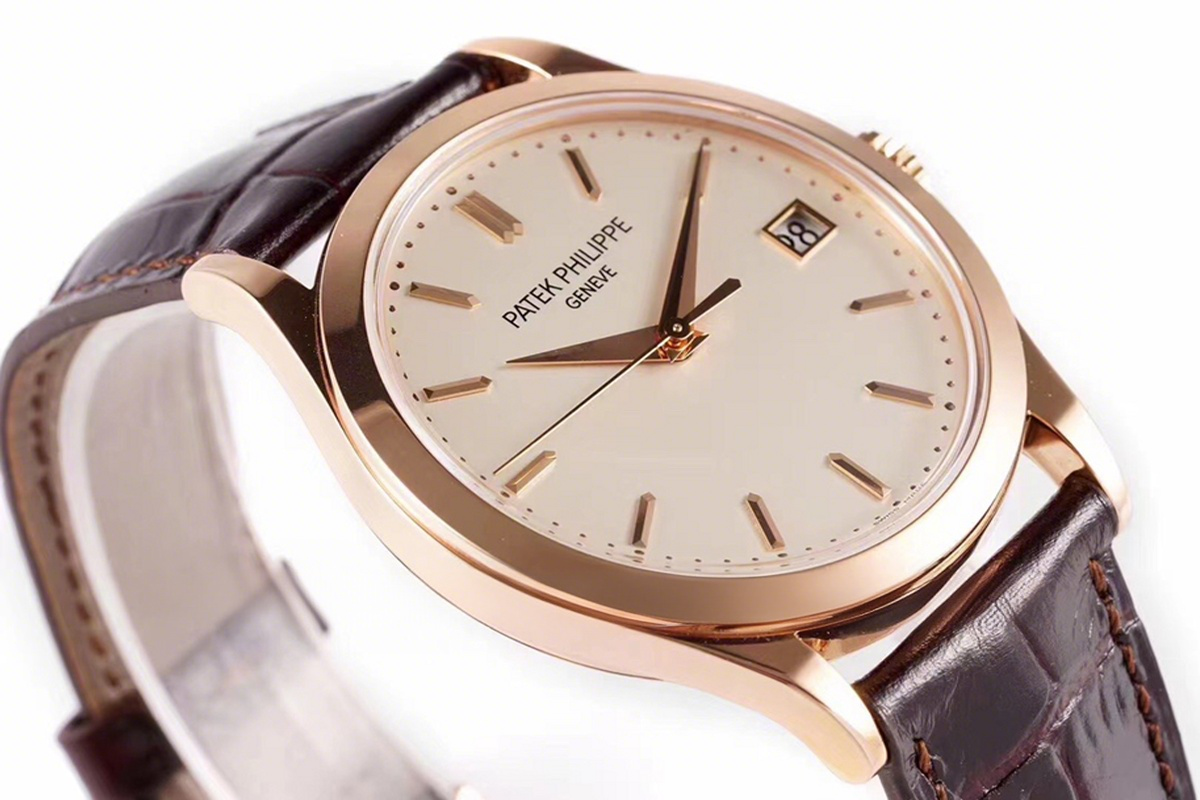 Patek Philippe Calatrava 5296R White Dial in Pink Gold-fasswatch