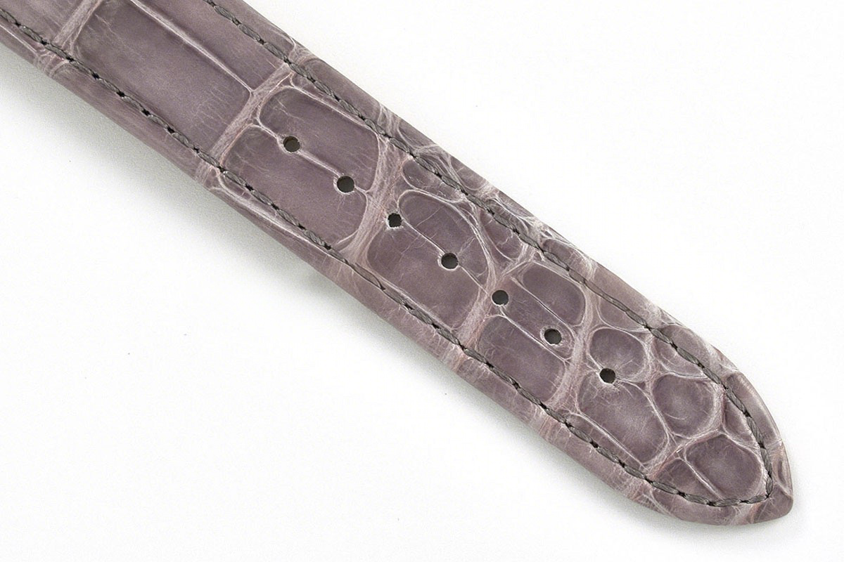 Cartier Ronde Must De Cartier 36mm White Dial in Rose Gold on Grey Leather Strap-fasswatch