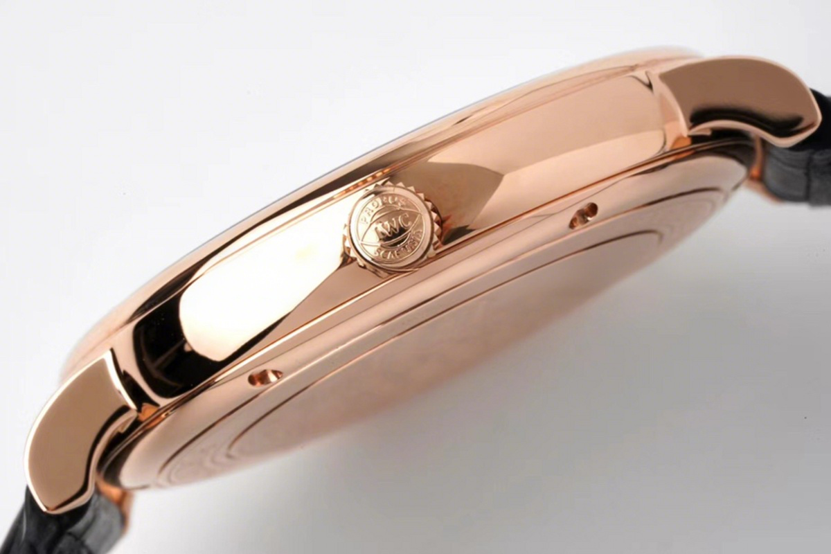 IWC Portofino Automatic IW356522 Blue Dial in Rose Gold-fasswatch