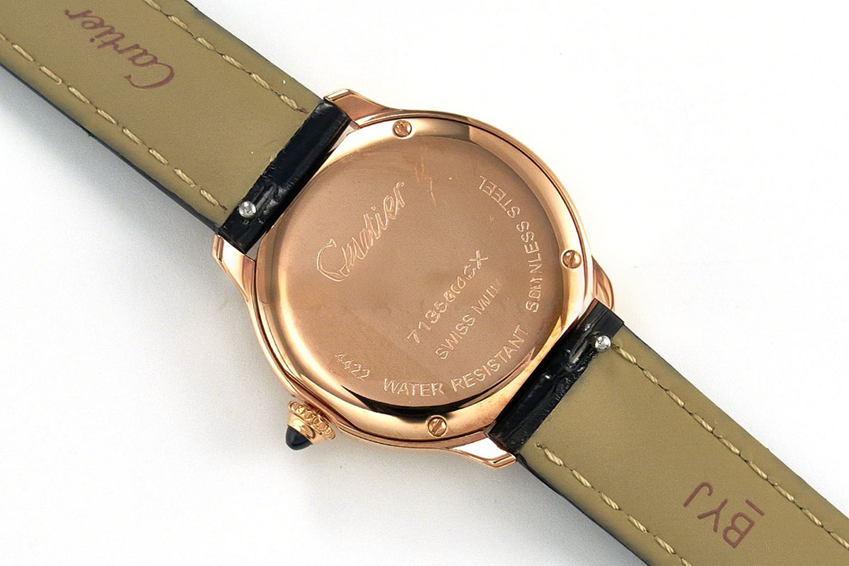 Cartier Ronde Must De Cartier 29mm White Dial in Rose Gold-fasswatch