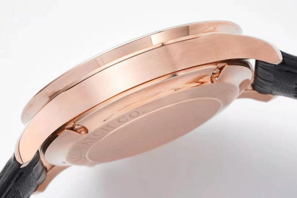 IWC Portugieser Chronograph IW371482 Black Dial in Rose Gold-fasswatch