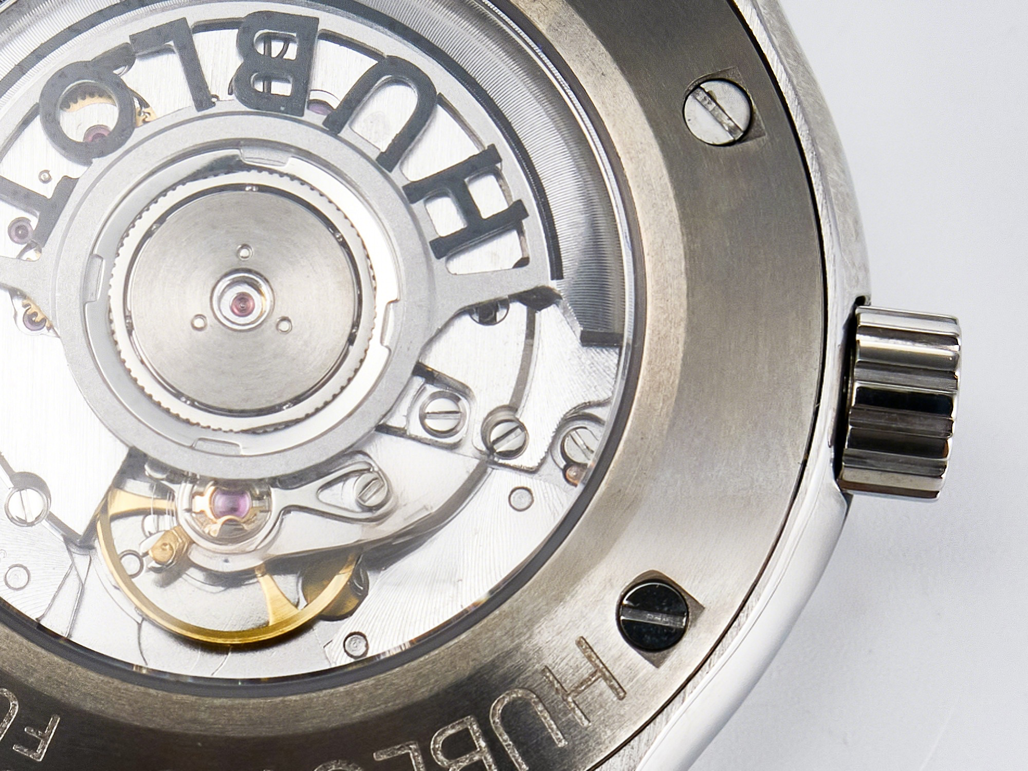 Hublot Classic Fusion Bang 42mm HBF 1:1 Best Edition Green Dial Diamonds Bezel on Green Rubber Strap A2892-fasswatch