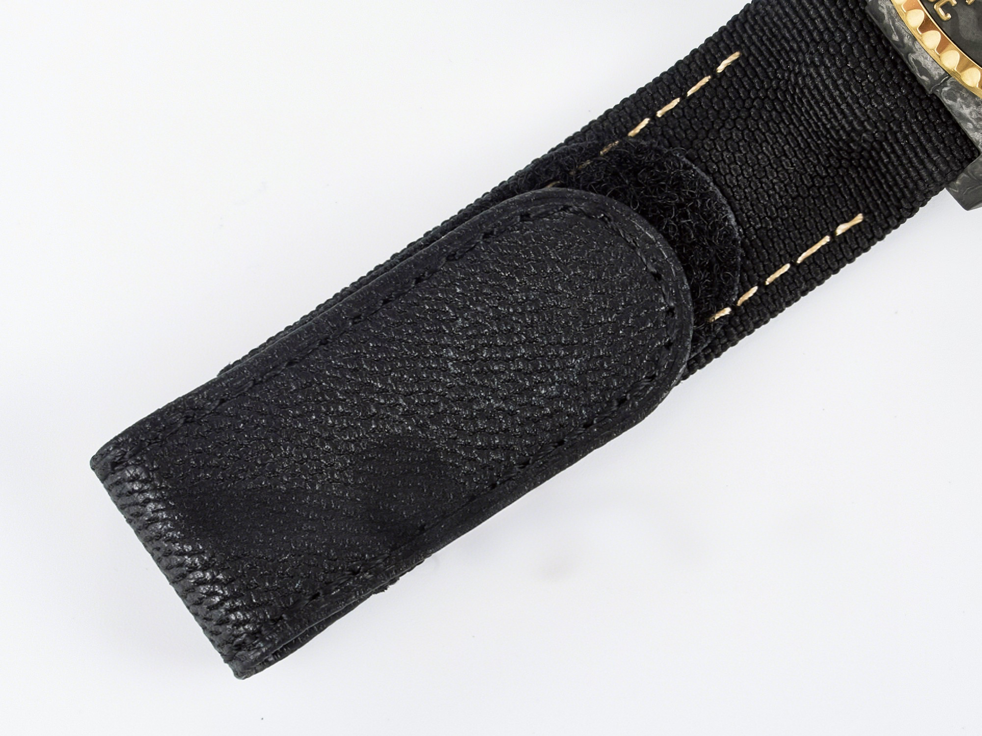 Rolex Sea Dweller 43mm Carbon DIWF Best Edition Black Dial YG Bezel on Black Nylon Strap A2824-fasswatch