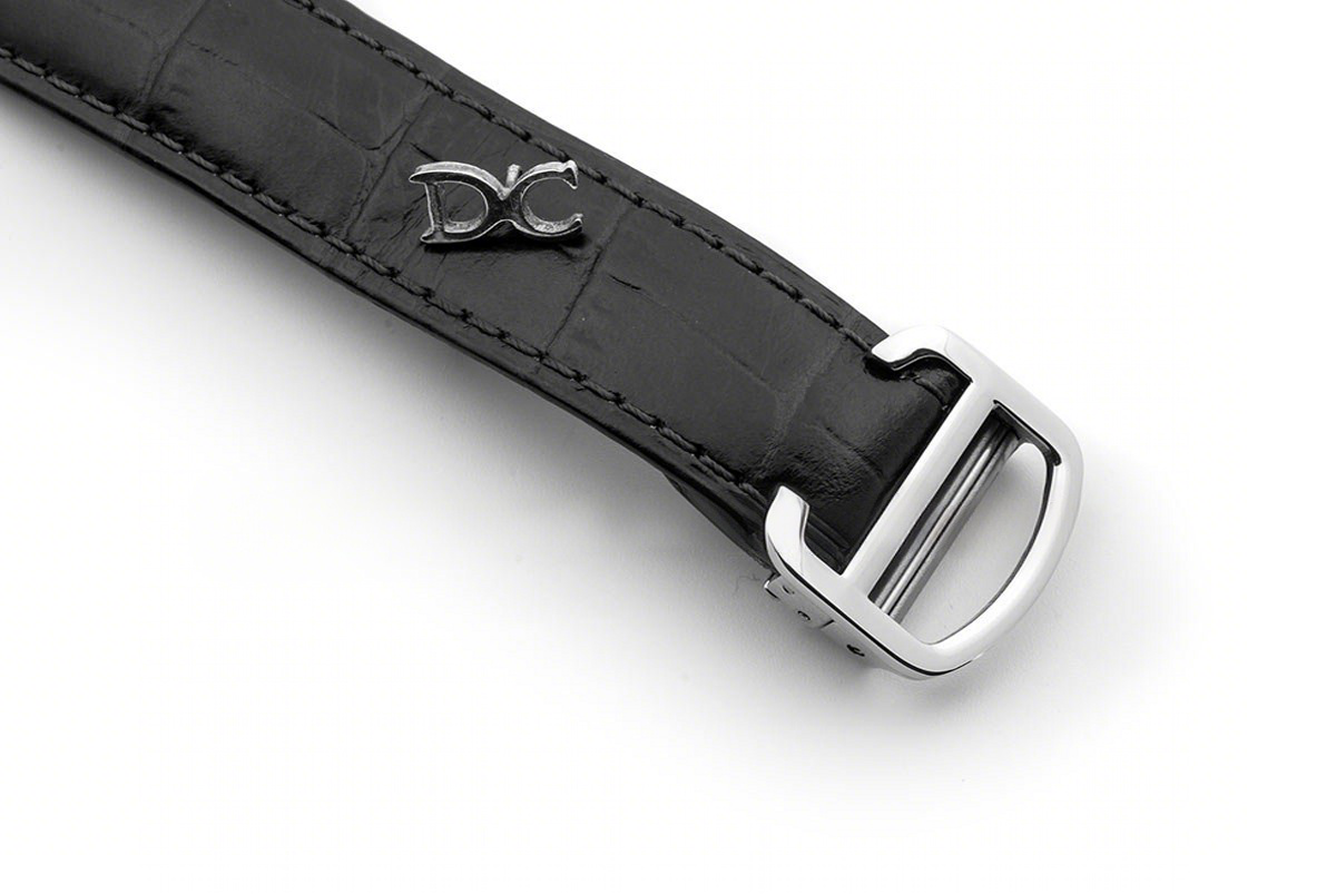 Cartier Drive de Cartier Tourbillon Grey Dial in White Gold on Black Leather Strap-fasswatch