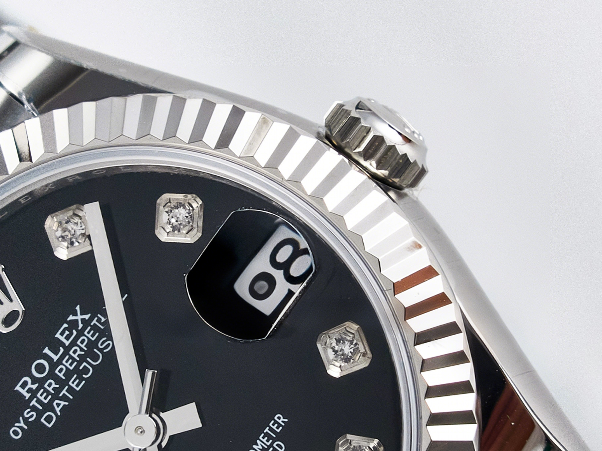 Rolex DateJust 31 278274 ARF 1:1 Best Edition 904L Steel Black Diamonds Dial on SS Jubilee Bracelet ETA 2688-fasswatch