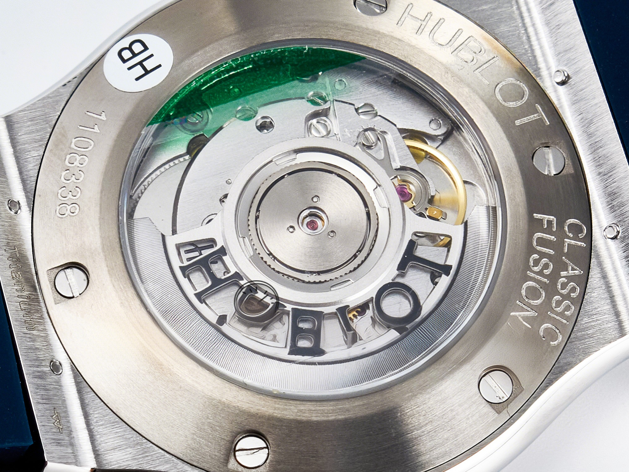 Hublot Classic Fusion Bang 42mm HBF 1:1 Best Edition Blue Dial Diamonds Bezel on Blue Rubber Strap A2892-fasswatch