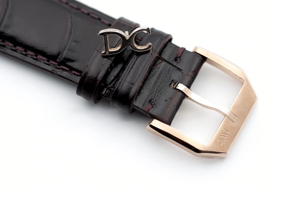 IWC Portuguese Hand Wound Eight Days IW545409 White Dial in Rose Gold-fasswatch