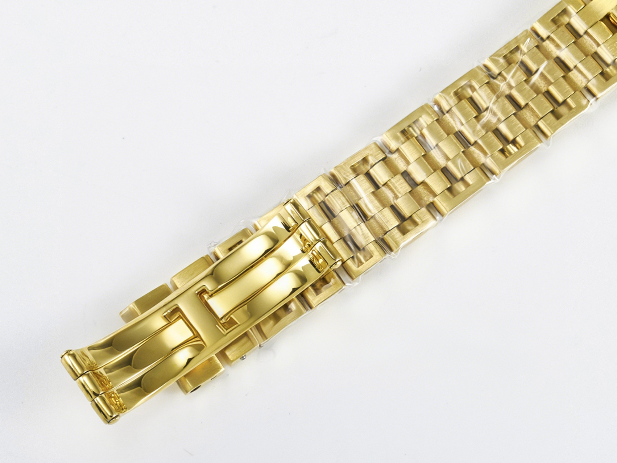 Cartier Panthère Secrete Ladies 22mm YG 8848F 1:1 Best Edition White Dial on YG Bracelet Ronda Quartz-fasswatch