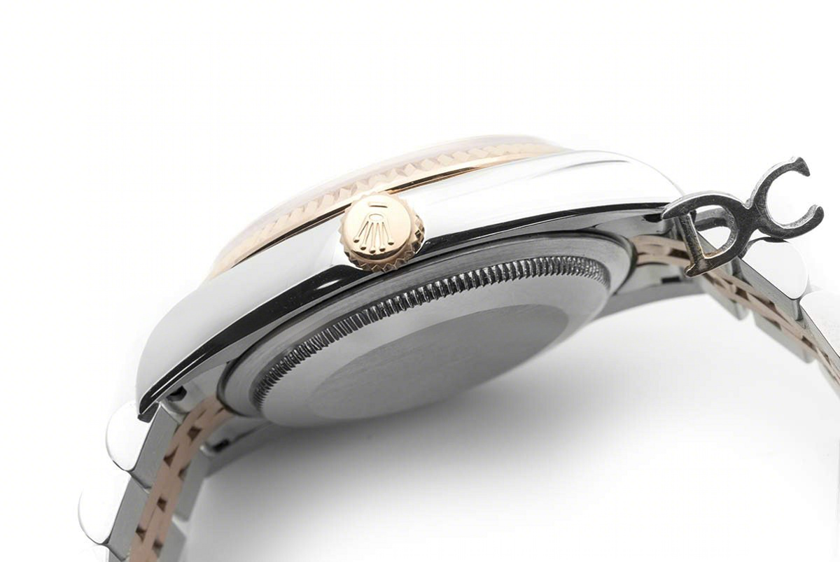 Rolex Datejust II 116333 Pink Dial in Rose Gold/Steel with Diamond Markers-fasswatch